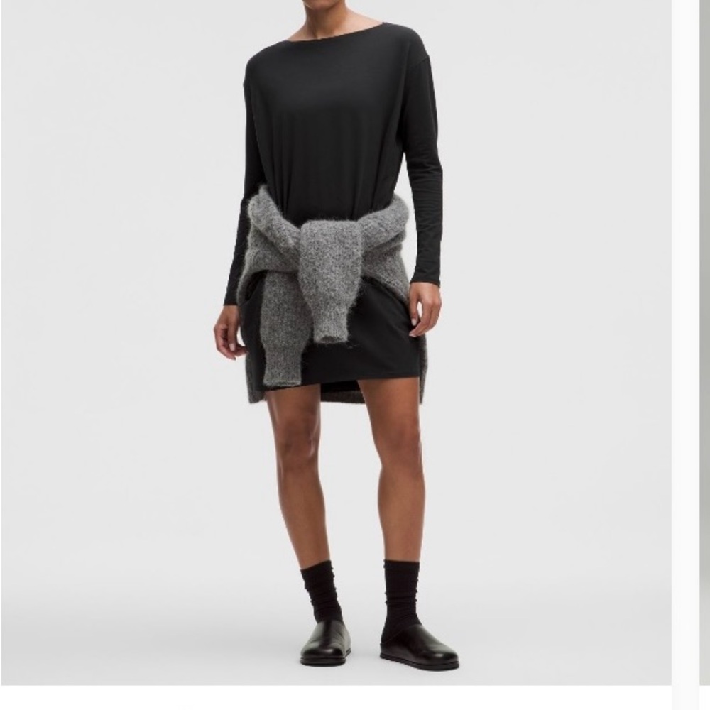 lululemon athletica Black Long Sleeve Dress